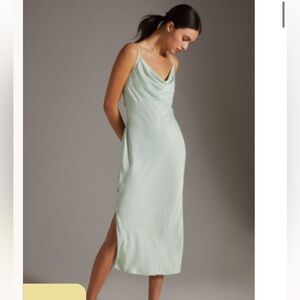 Anthropologie Elyse Bias Slip Dress